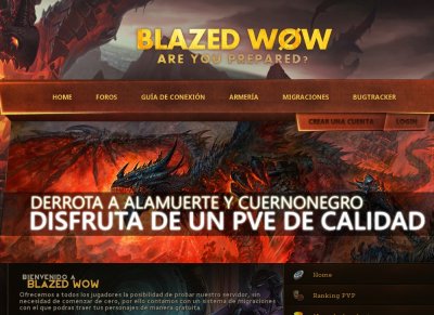 Blazed WoW - Reino 4.3.4 